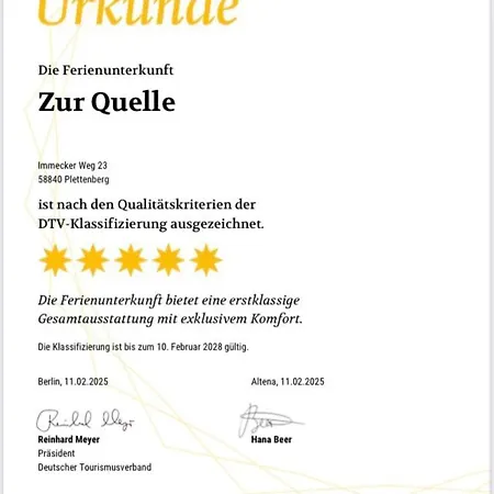 Zur Quelle 플레텐베르크